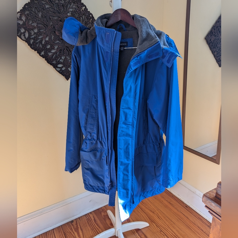 Winter Jacket / Ski Jacket - Lands End - Blue